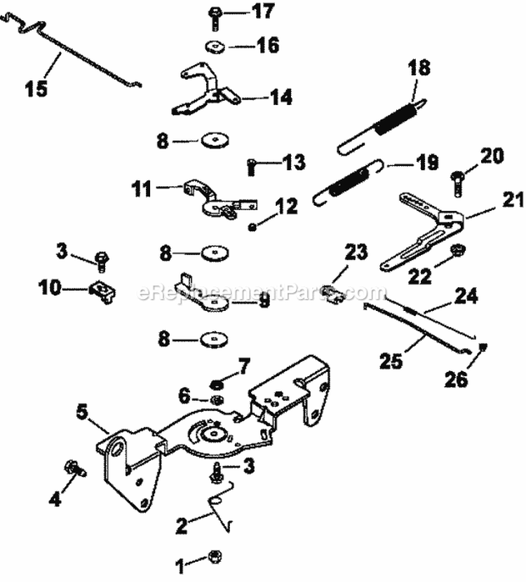 Page F Diagram and Parts List for CH20-64661  Kohler Engine