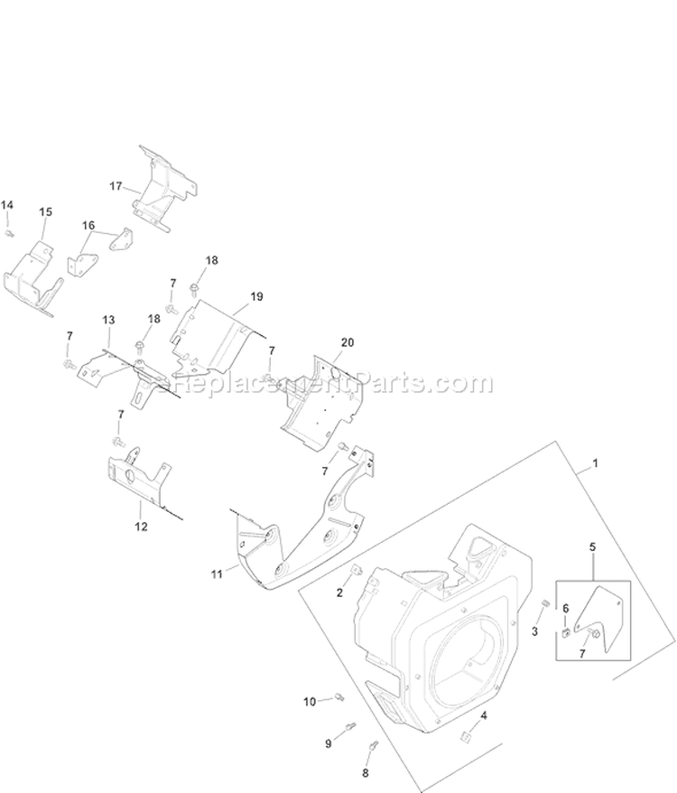 Page B Diagram and Parts List for CH640S-CH640-3015  Kohler Engine