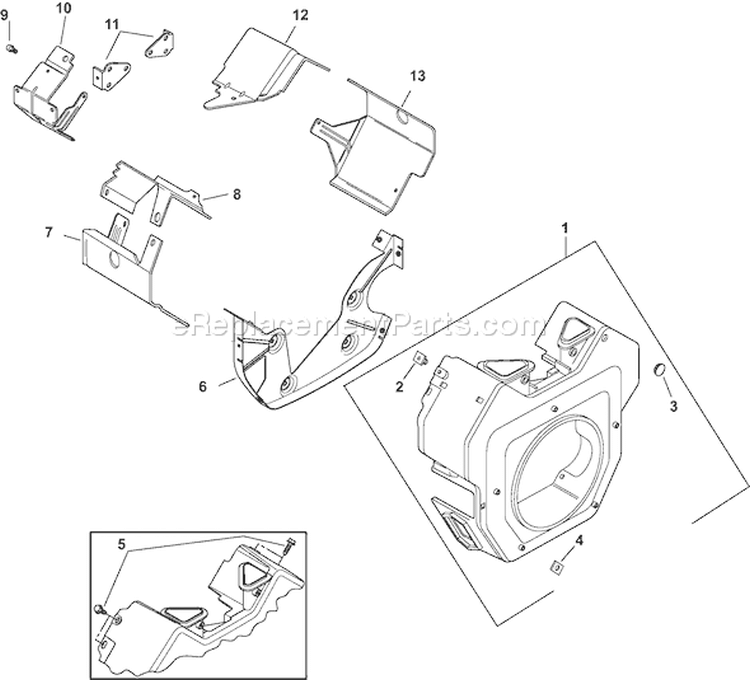 Page B Diagram and Parts List for CH640S-CH640-3018  Kohler Engine