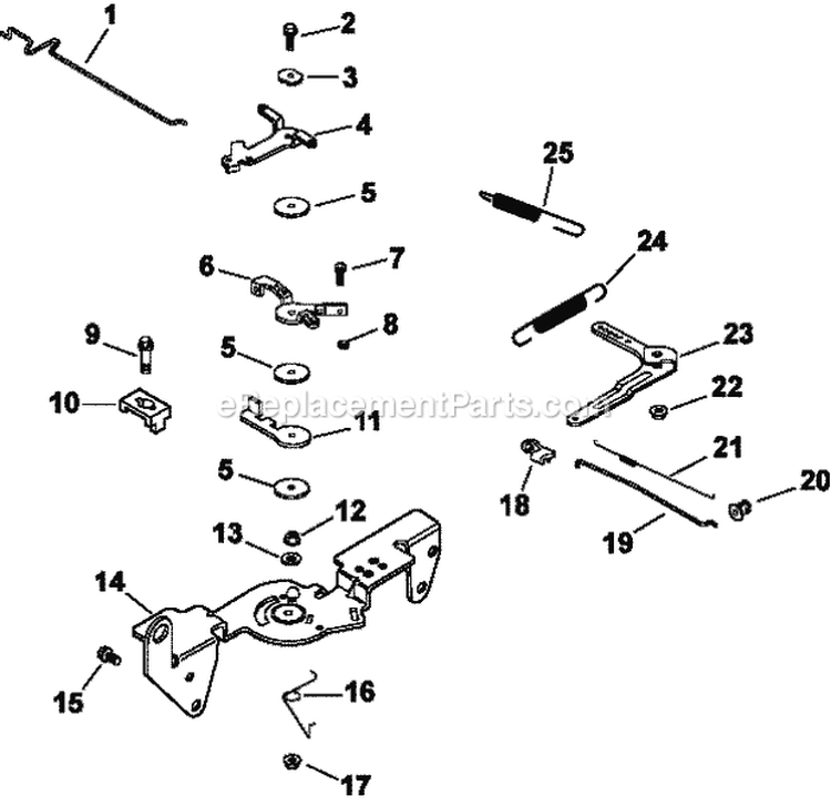 Page G Diagram and Parts List for CH670-0015  Kohler Engine