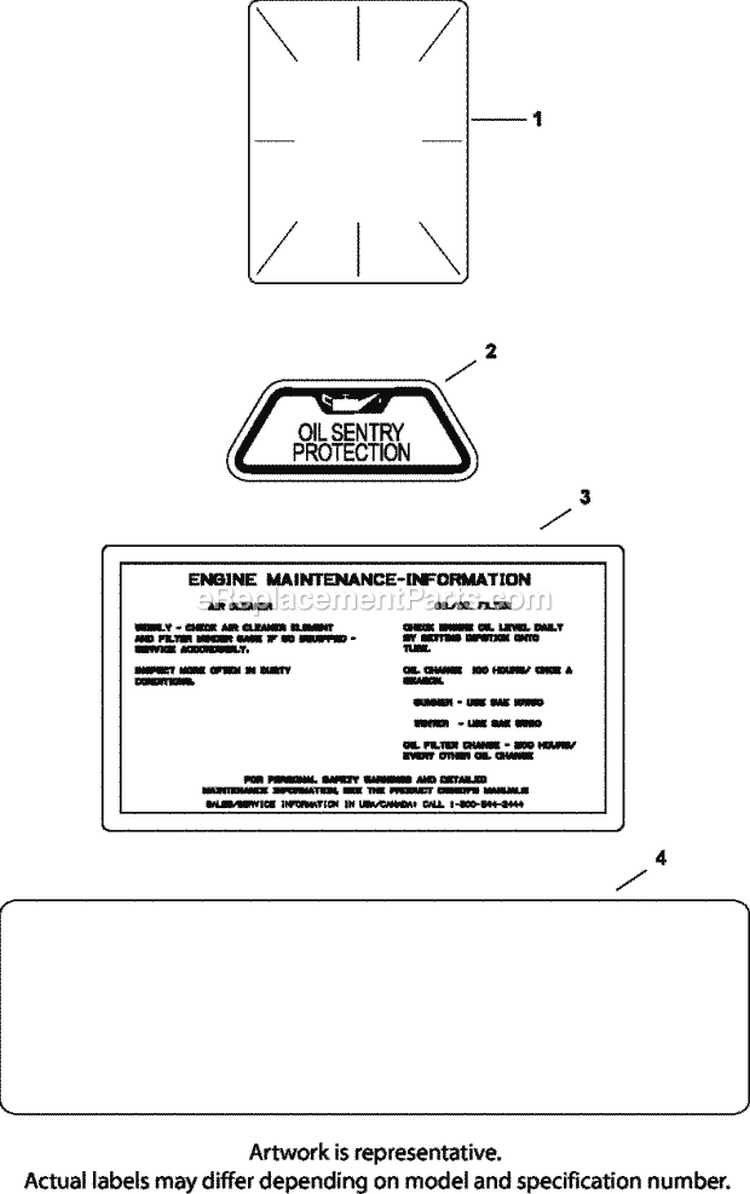 Page J Diagram and Parts List for CH670-0017  Kohler Engine