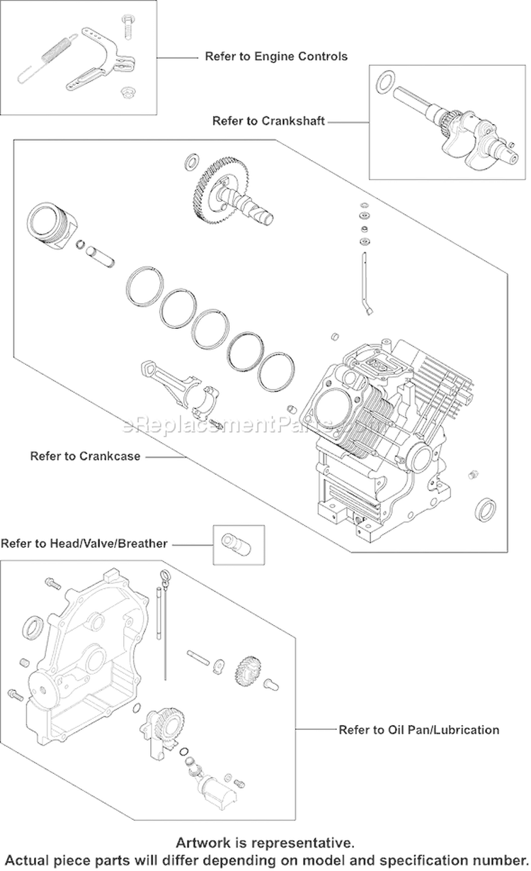 Page J Diagram and Parts List for CH670S-CH670-0010  Kohler Engine
