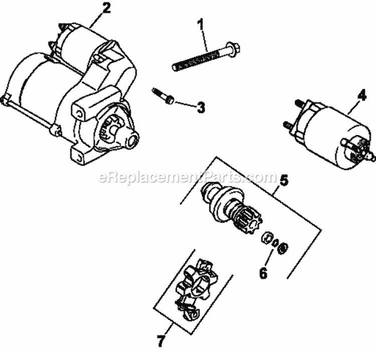 Page M Diagram and Parts List for CH20-64663  Kohler Engine