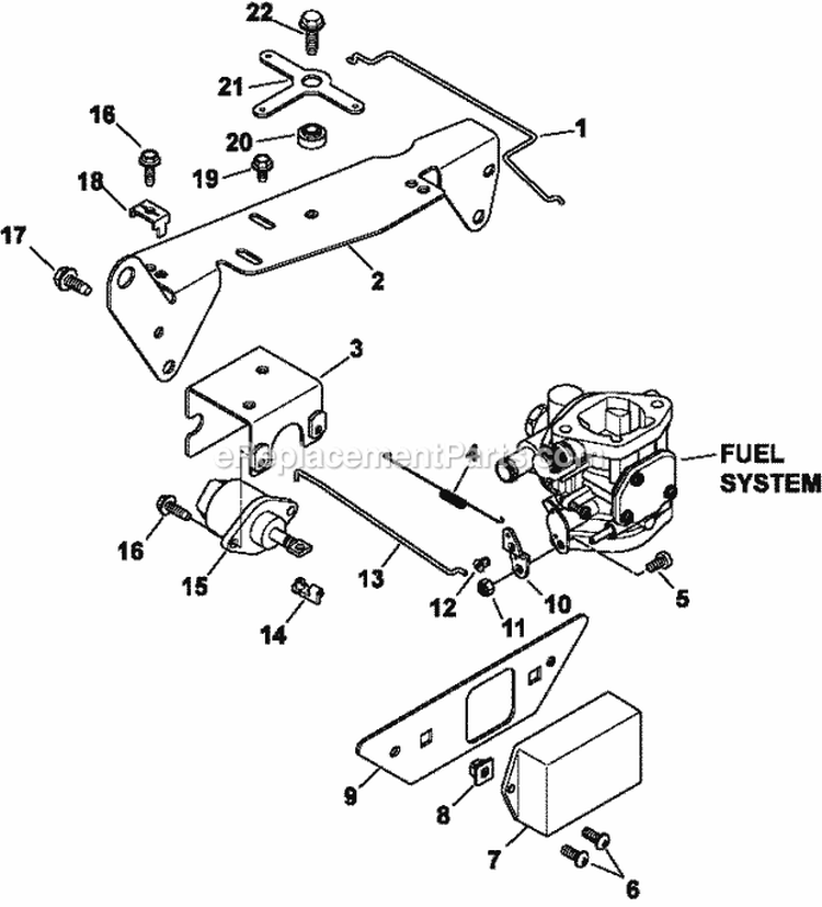 Page F Diagram and Parts List for CH23-76631  Kohler Engine