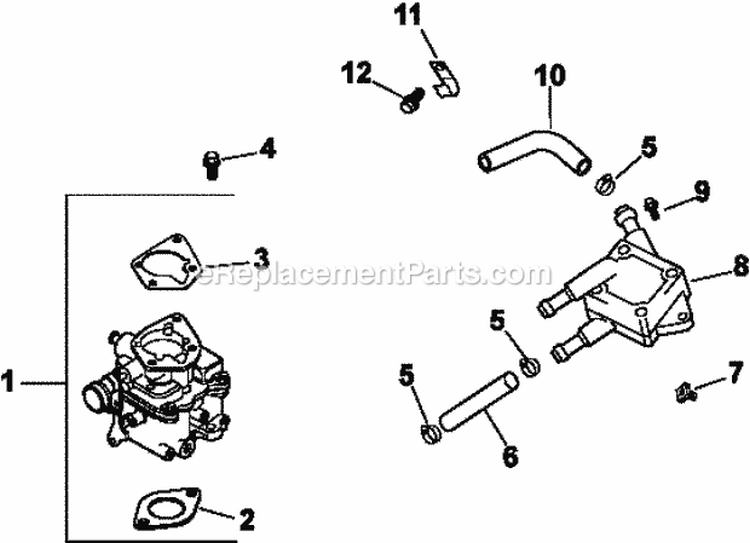 Page H Diagram and Parts List for CH680-3014  Kohler Engine