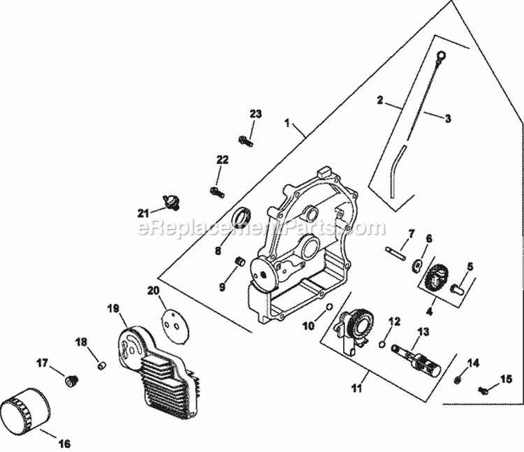 Page K Diagram and Parts List for CH680-3019  Kohler Engine