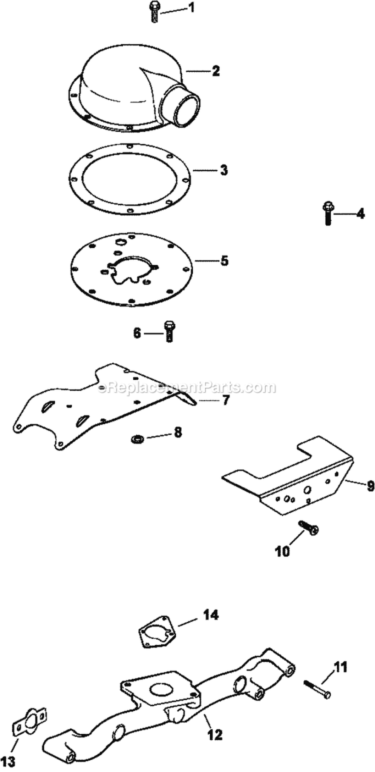 Page B Diagram and Parts List for CH20-64747  Kohler Engine