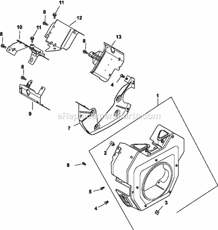 Page B Diagram and Parts List for CH680-3045  Kohler Engine