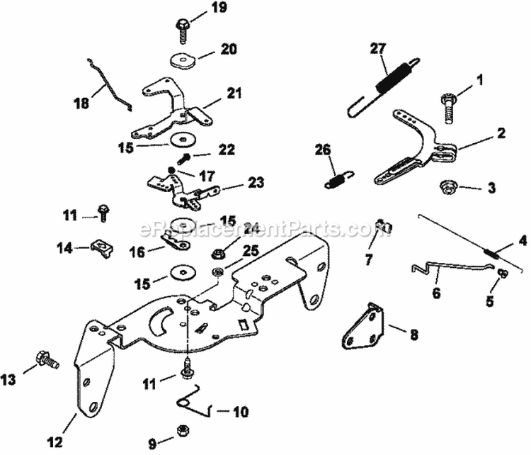 Page F Diagram and Parts List for CH22-76620  Kohler Engine