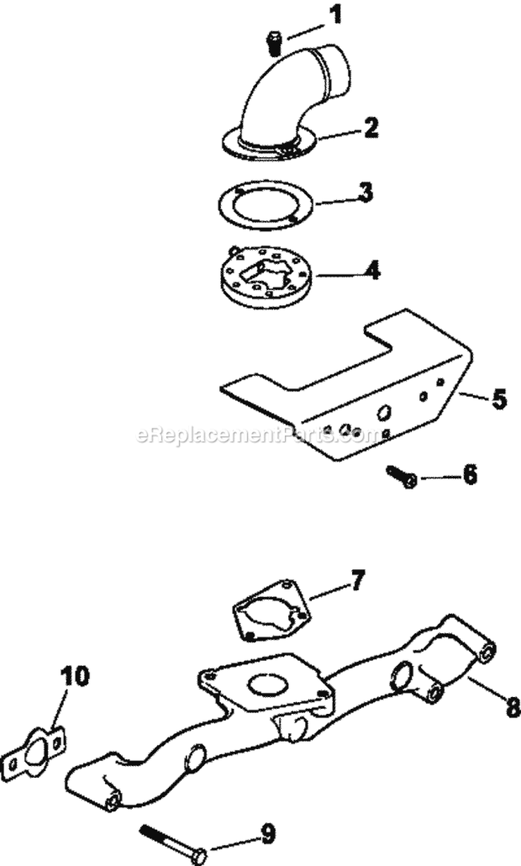 Page B Diagram and Parts List for CH670-0017  Kohler Engine