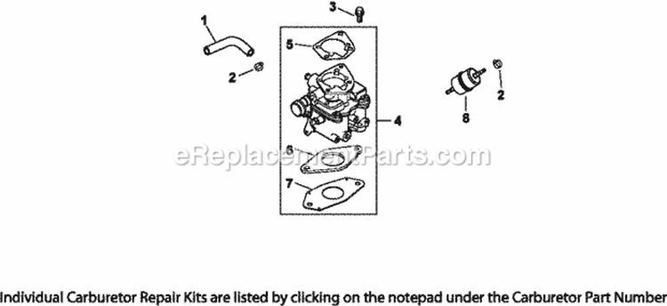 Page I Diagram and Parts List for CH22-76542  Kohler Engine