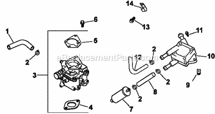Page I Diagram and Parts List for CH23-76615  Kohler Engine