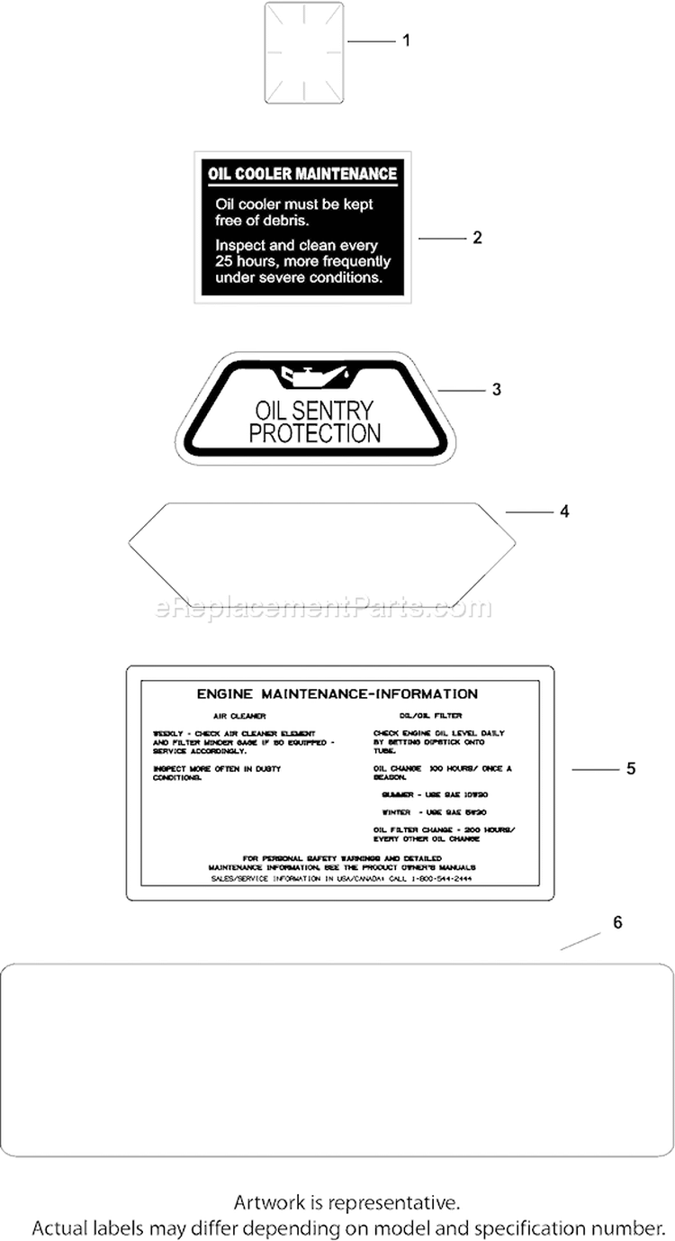 Page E Diagram and Parts List for CH680S-CH680-3011  Kohler Engine