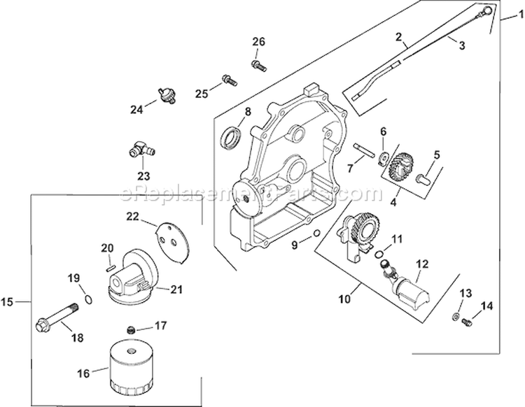 Page L Diagram and Parts List for CH680S-CH680-3014  Kohler Engine