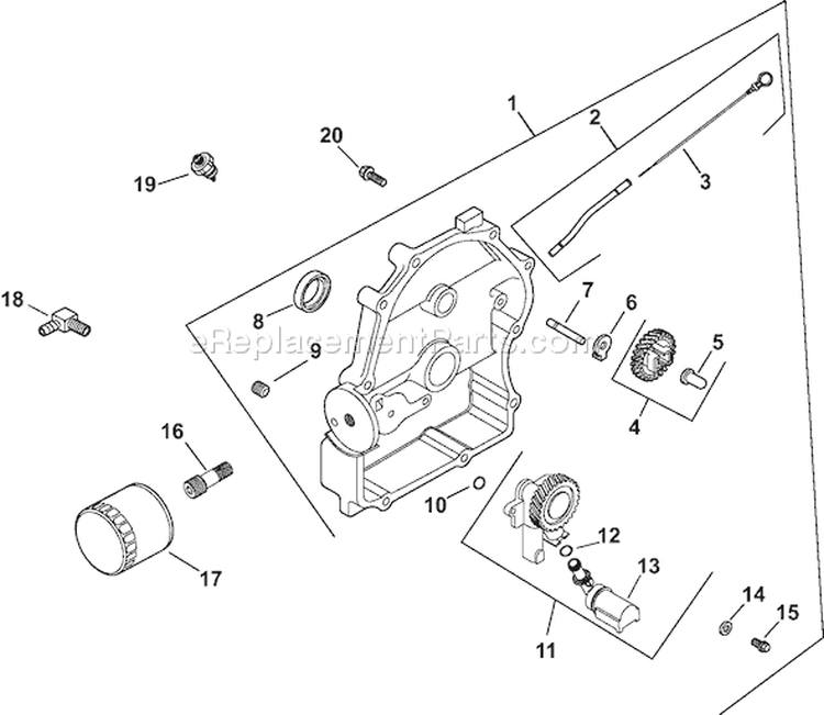 Page L Diagram and Parts List for CH640S-CH640-3021  Kohler Engine