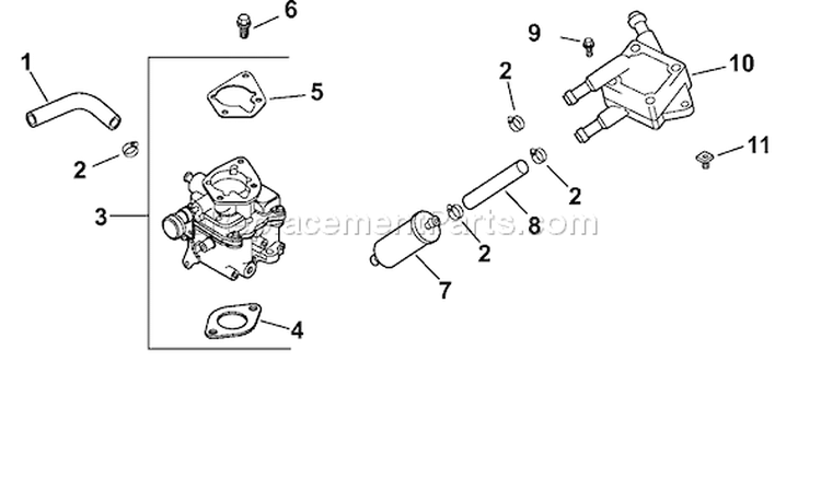 Page H Diagram and Parts List for CH680S-CH680-3016  Kohler Engine