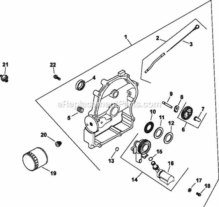 Page K Diagram and Parts List for CH730-0024  Kohler Engine