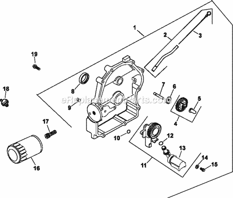 Page L Diagram and Parts List for CH22-76532  Kohler Engine