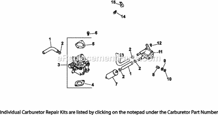 Page J Diagram and Parts List for CH730-0070  Kohler Engine