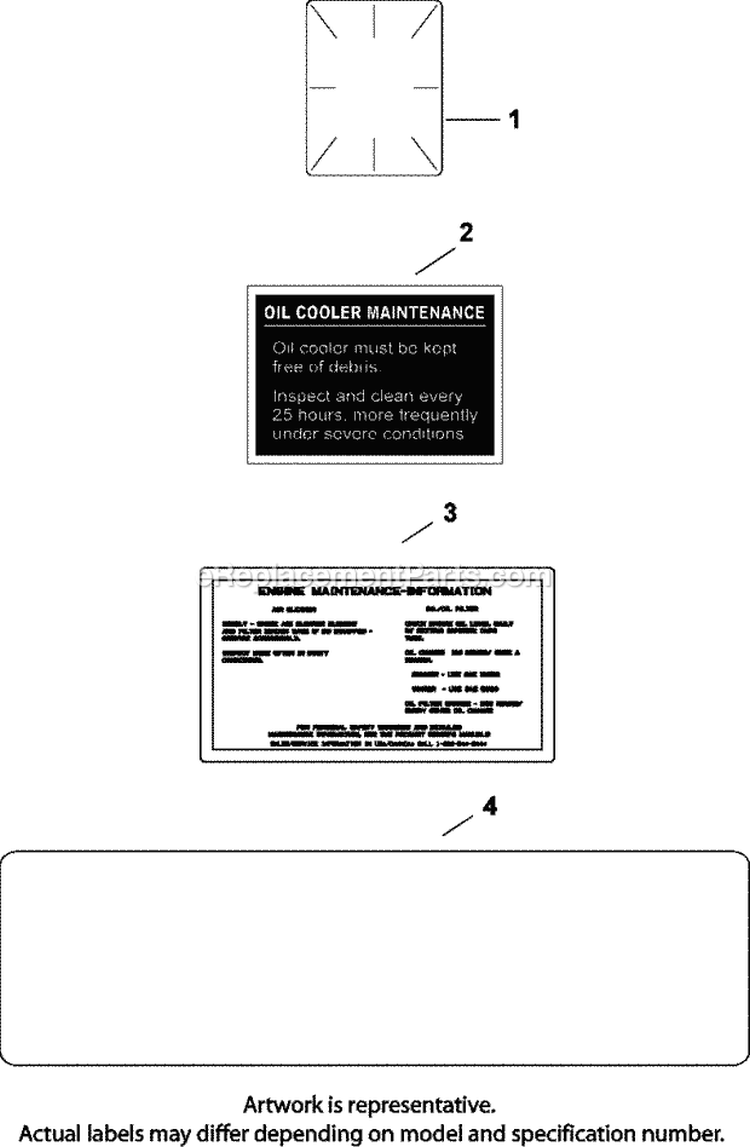 Page F Diagram and Parts List for CH25-68696  Kohler Engine