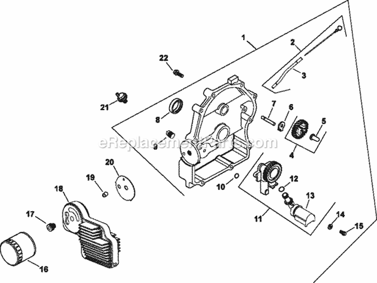 Page L Diagram and Parts List for CH25-68529  Kohler Engine