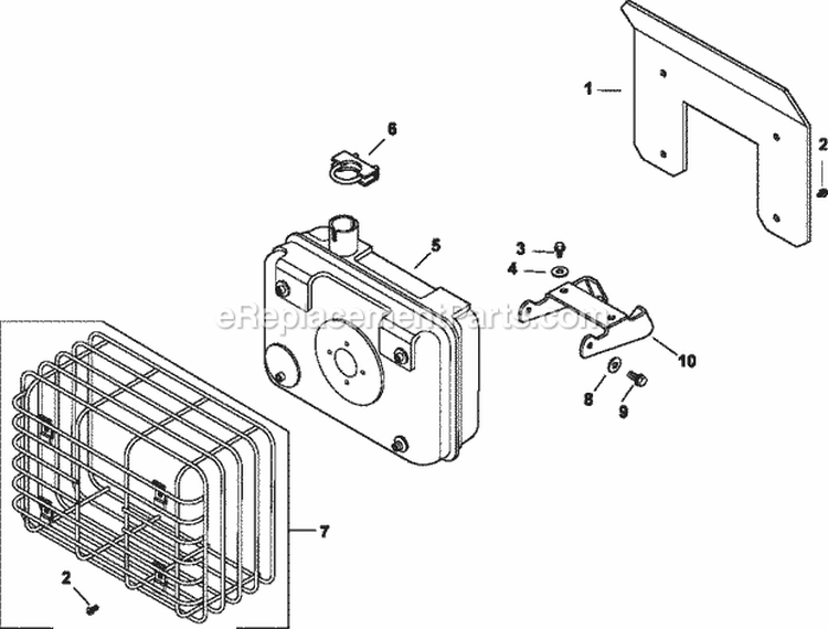 Page L Diagram and Parts List for CH730-0093  Kohler Engine