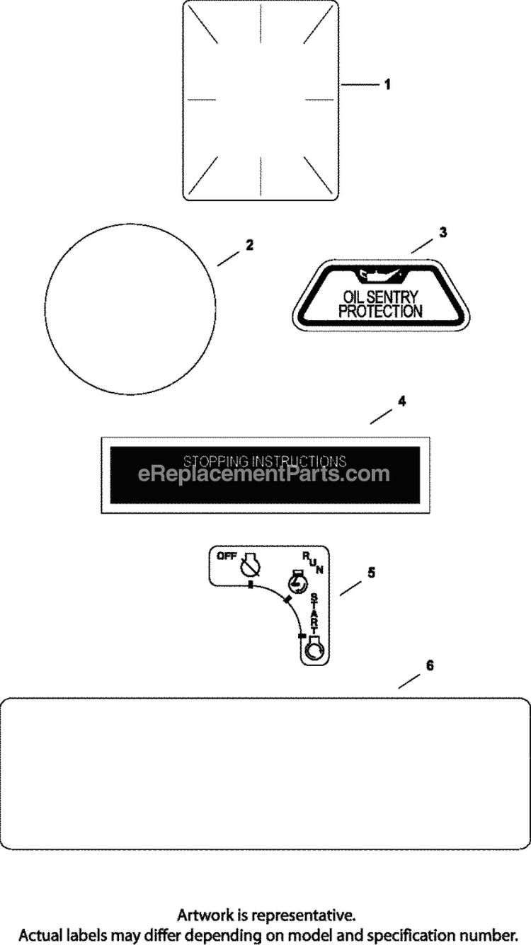 Page J Diagram and Parts List for CH25-68548  Kohler Engine