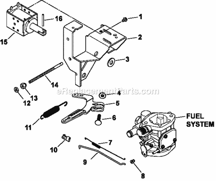 Page H Diagram and Parts List for CH23-76580  Kohler Engine
