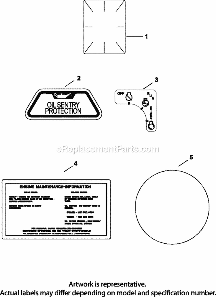 Page G Diagram and Parts List for CH730-0122  Kohler Engine