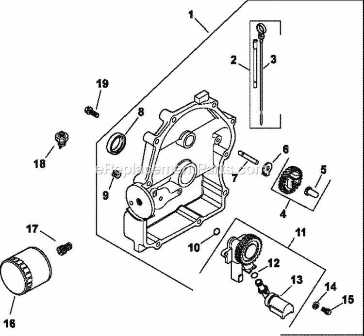 Page L Diagram and Parts List for CH18-62599  Kohler Engine