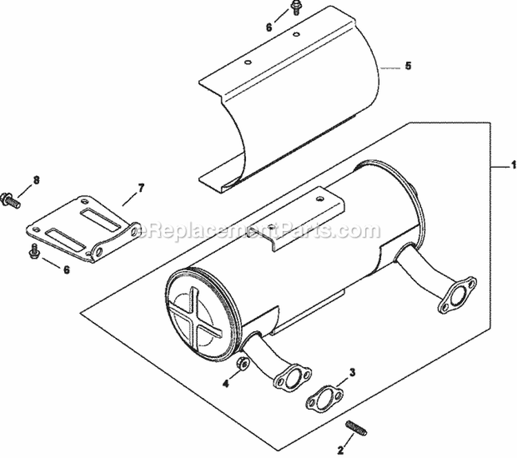 Page F Diagram and Parts List for CH730-0105  Kohler Engine