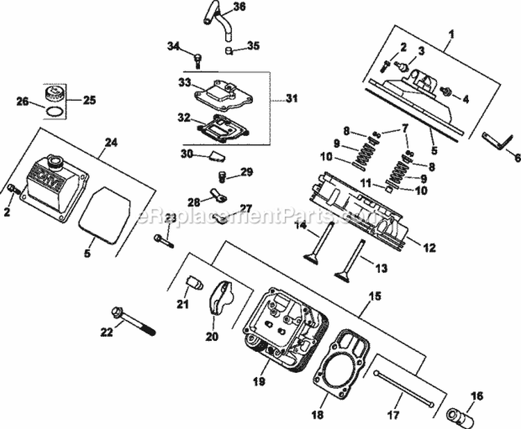 Page I Diagram and Parts List for CH730-0149  Kohler Engine