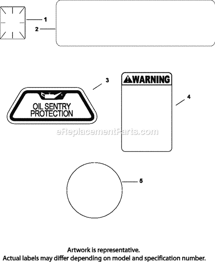 Page F Diagram and Parts List for CH730-0171  Kohler Engine