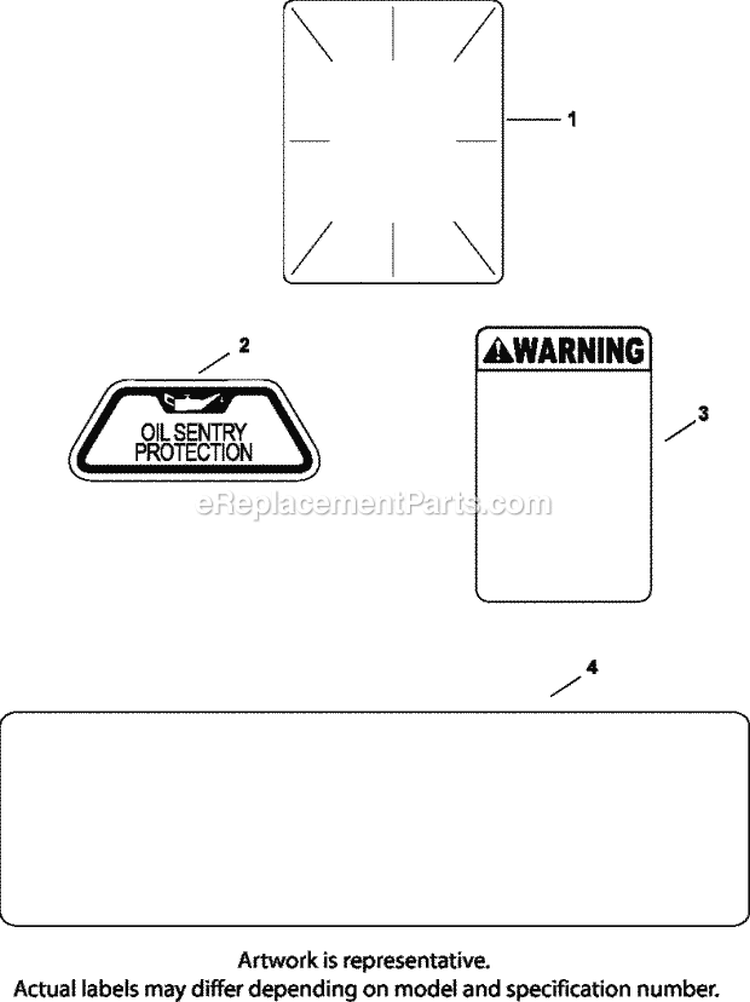 Page F Diagram and Parts List for CH730-0170  Kohler Engine