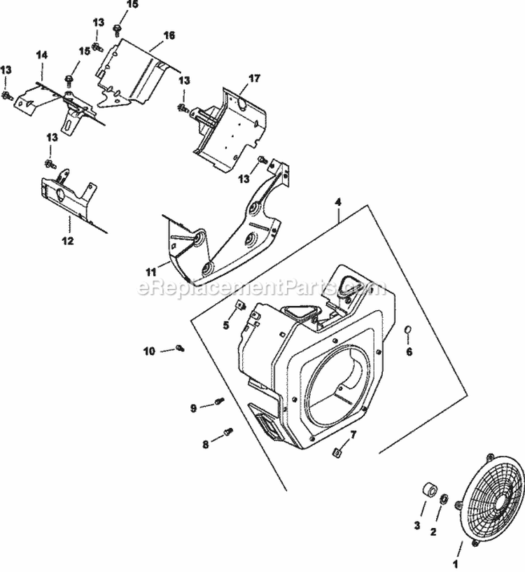 Page C Diagram and Parts List for CH730-0013  Kohler Engine