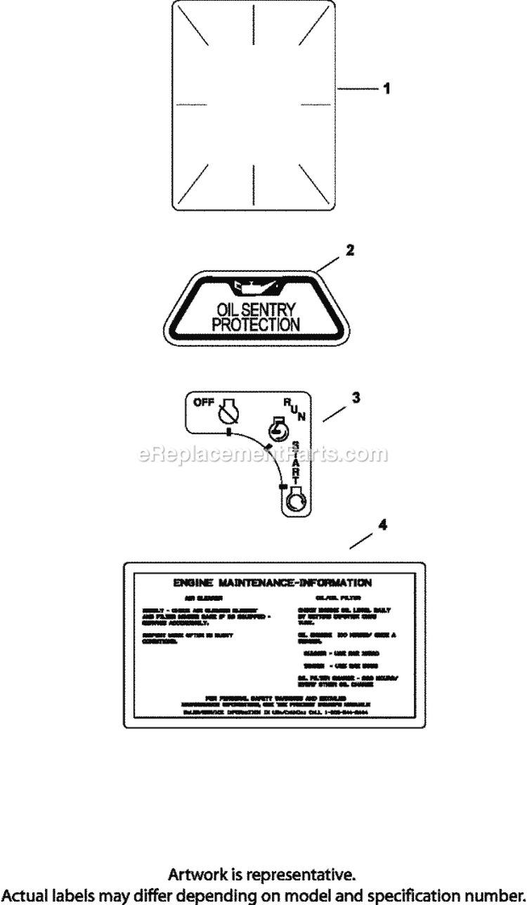 Page J Diagram and Parts List for CH730-0026  Kohler Engine