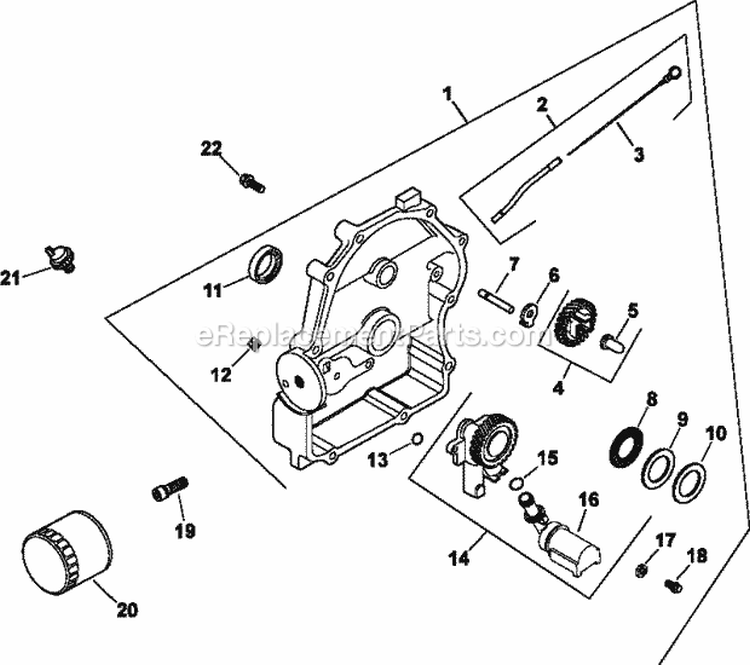 Page L Diagram and Parts List for CH730-0035  Kohler Engine