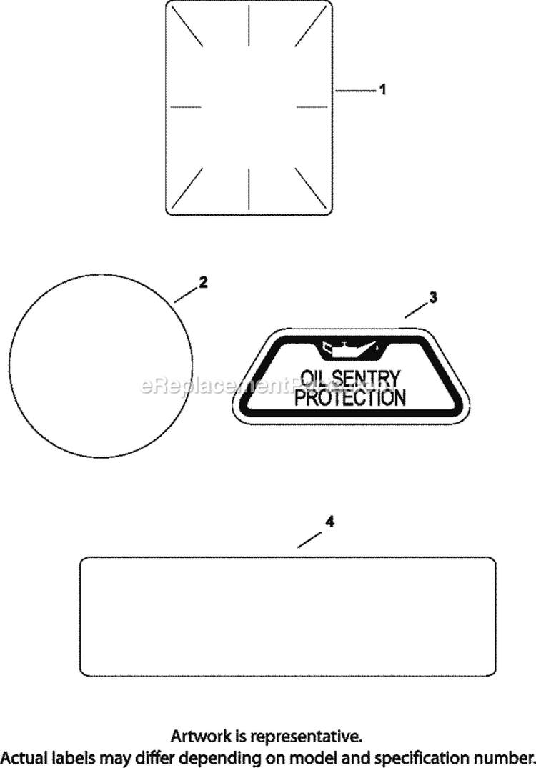 Page F Diagram and Parts List for CH730-0128  Kohler Engine