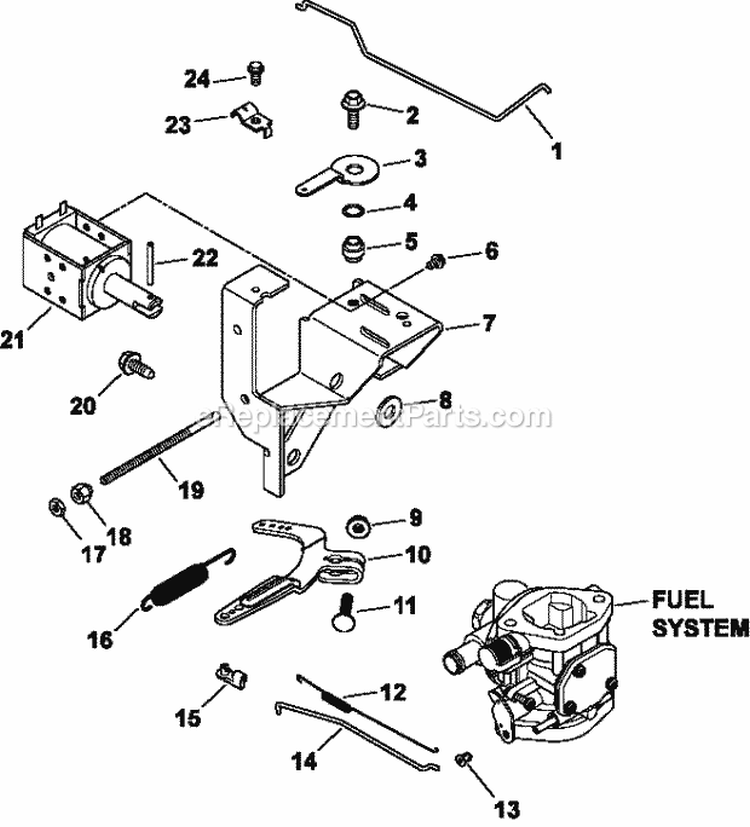 Page G Diagram and Parts List for CH20-64722  Kohler Engine