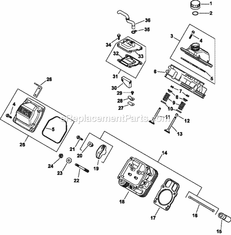 Page H Diagram and Parts List for CH730-3267  Kohler Engine
