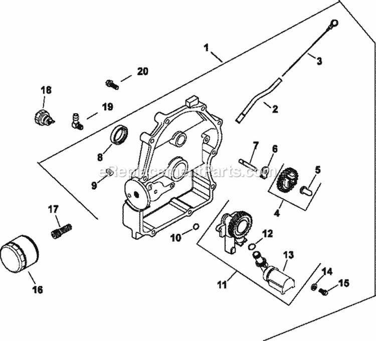 Page L Diagram and Parts List for CH730-3268  Kohler Engine