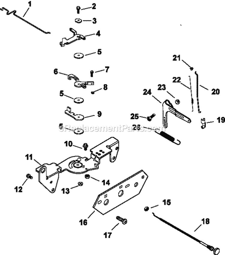 Page H Diagram and Parts List for CH18-62629  Kohler Engine