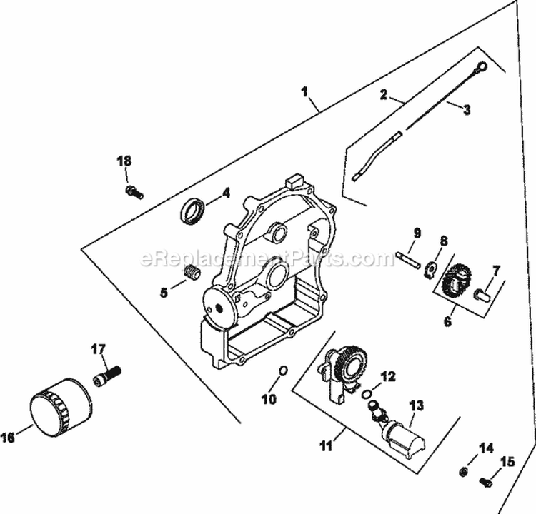 Page K Diagram and Parts List for CH730-3272  Kohler Engine