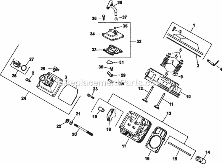 Page I Diagram and Parts List for CH730-0133  Kohler Engine