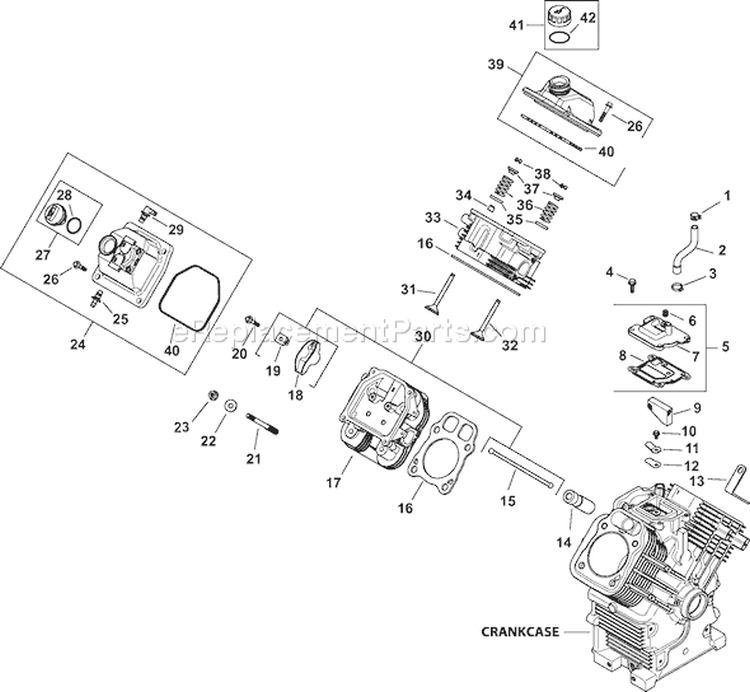 Page I Diagram and Parts List for CH730-0151 CH730- Kohler Engine