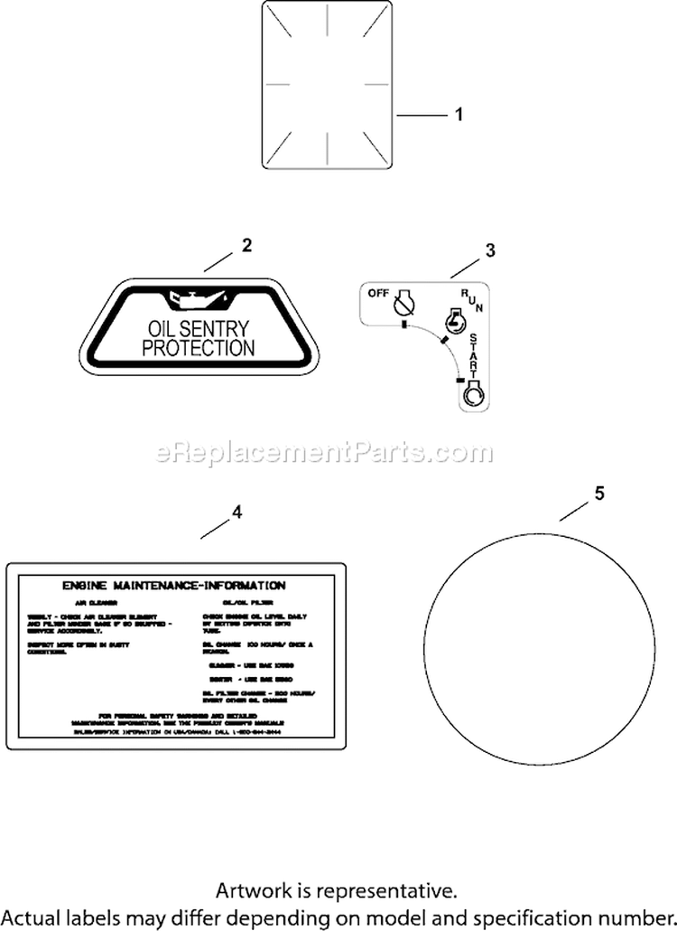 Page E Diagram and Parts List for CH730PS-CH730-0122  Kohler Engine