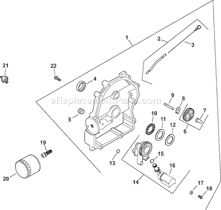 Page L Diagram and Parts List for CH730S-CH730-0005  Kohler Engine