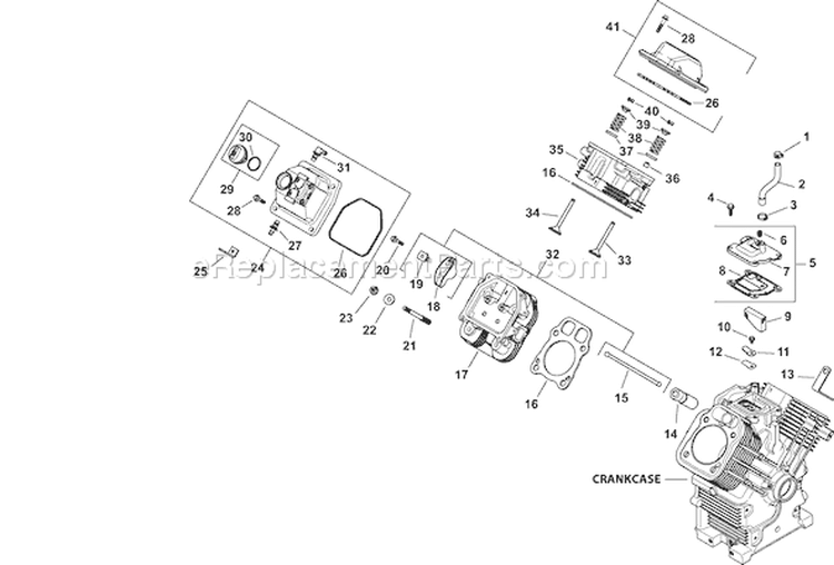 Page I Diagram and Parts List for CH730PS-CH730-0122  Kohler Engine