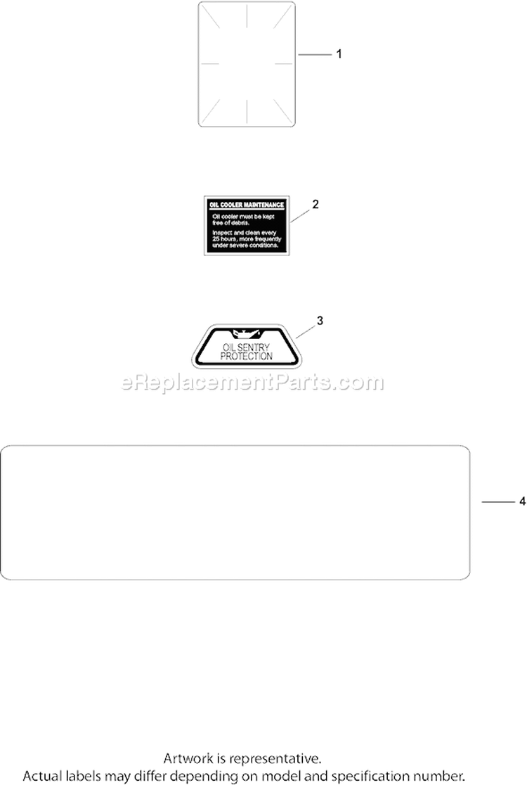 Page E Diagram and Parts List for CH25S-68604  Kohler Engine