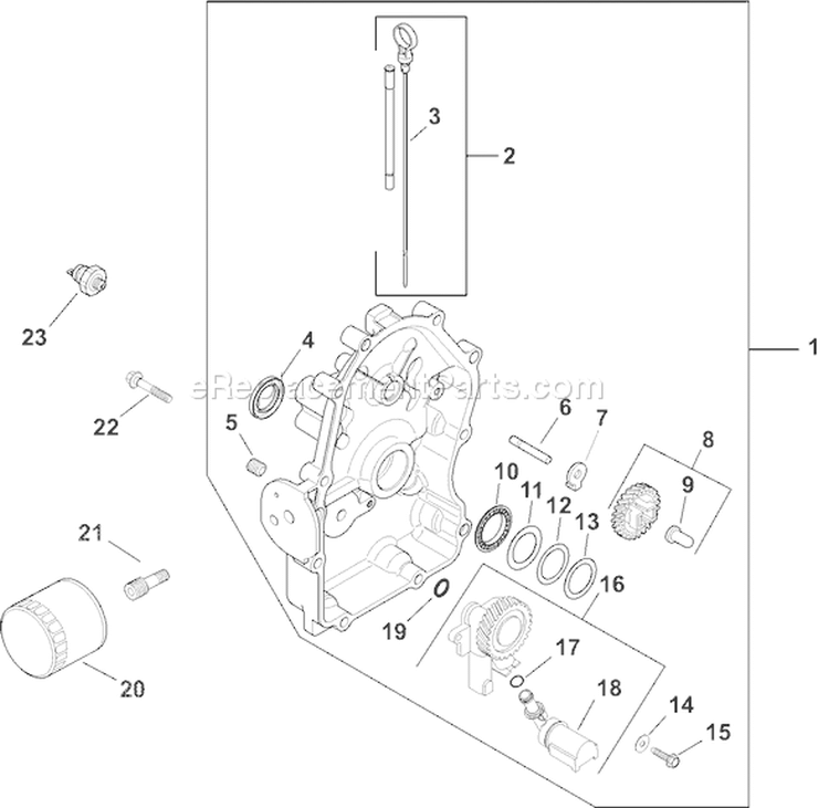 Page L Diagram and Parts List for CH730S-CH730-0013  Kohler Engine